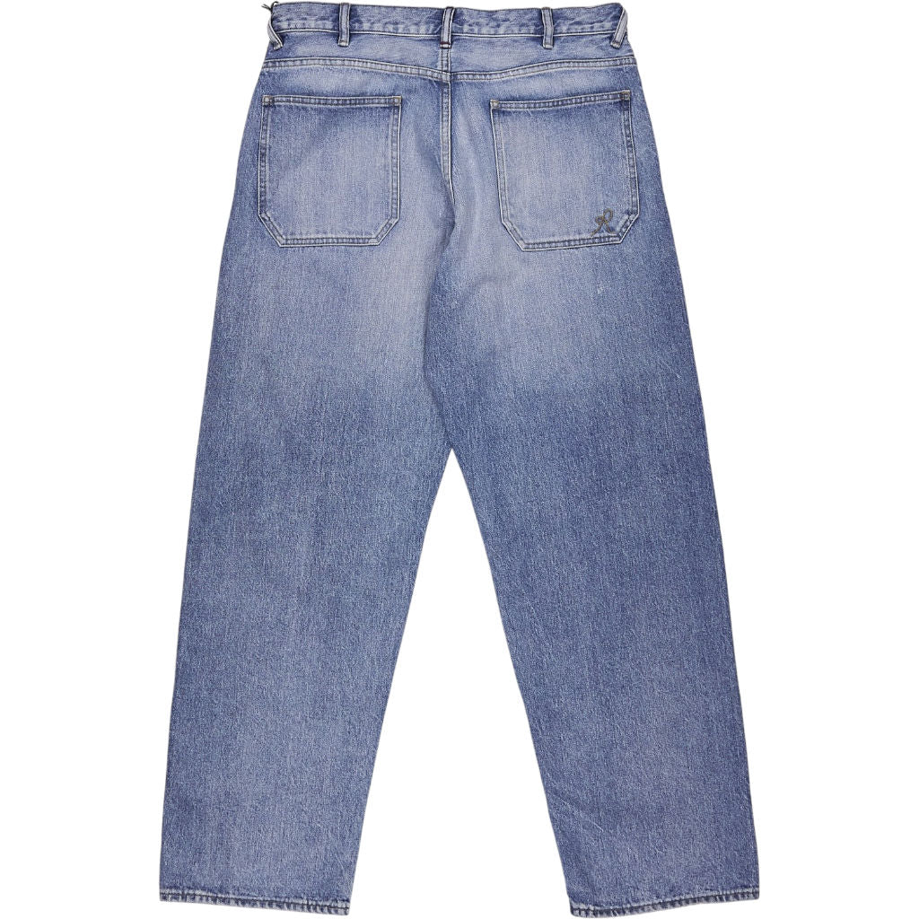Red Ear Blue Distressed Jeans