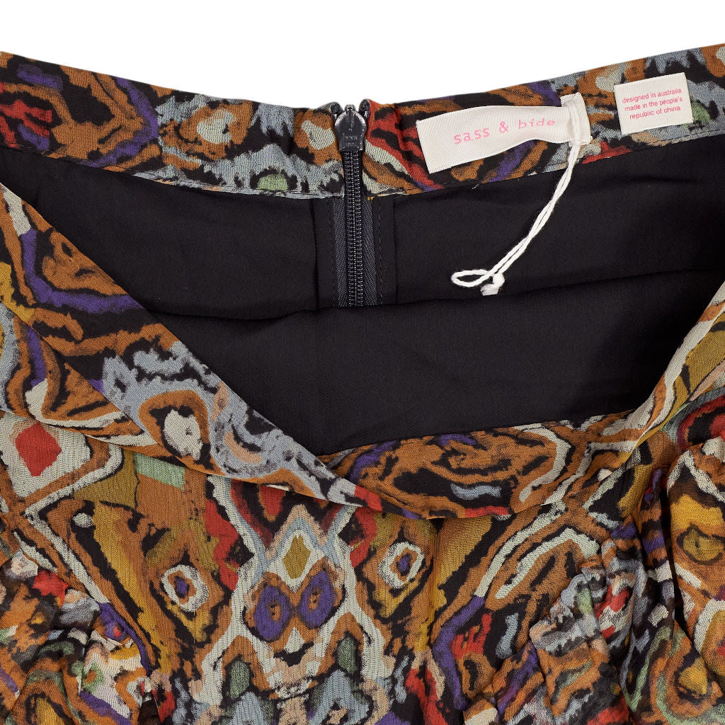 Sass & Bide Multicoloured Silk Skirt