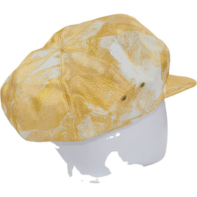 Stephen Jones Jonesboy Yellow Patterned Baker Boy Cap