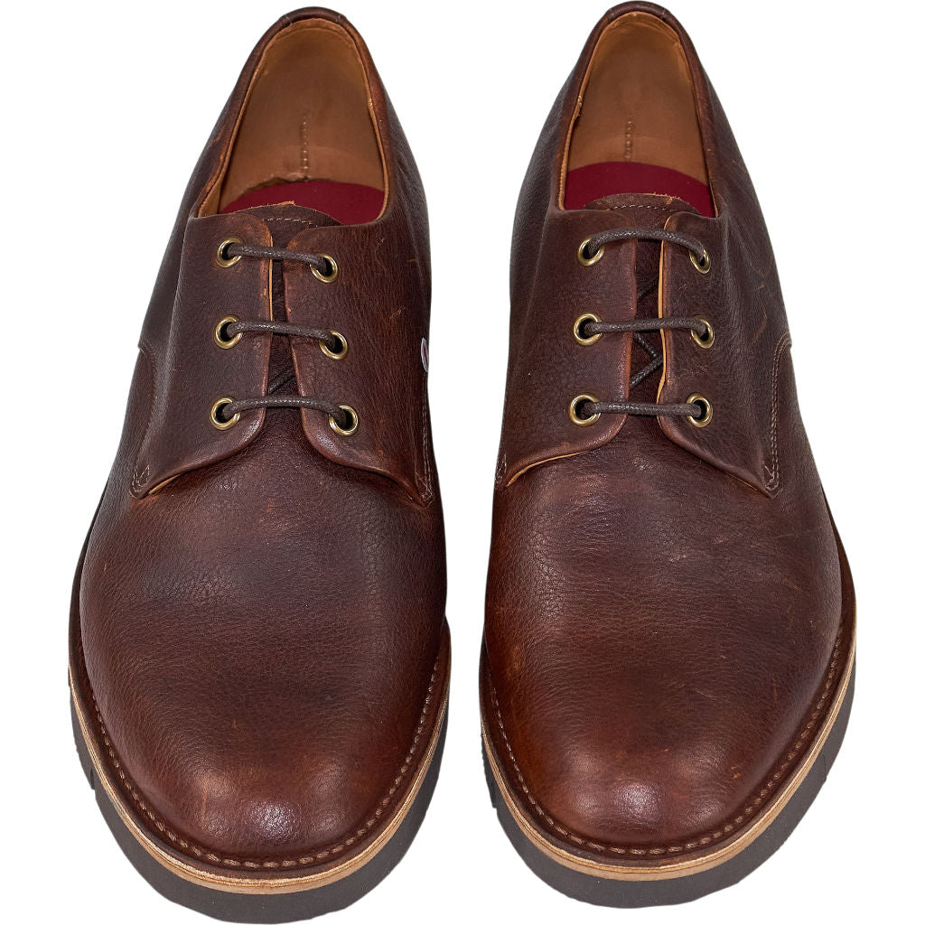Grenson Brown Leather Derby Shoes