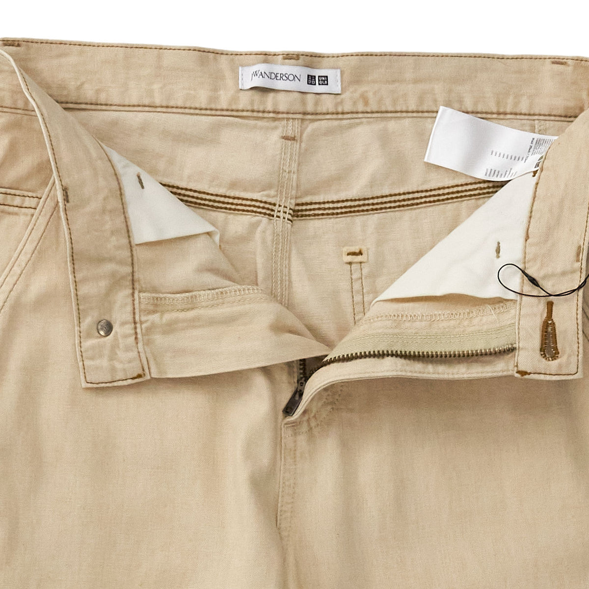 JW Anderson Uniqlo Brown Twill Trousers