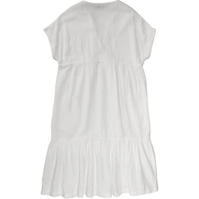 NRBY White V-Neck Tunic Dress