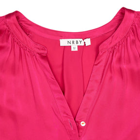 NRBY Pink Silk Blouse
