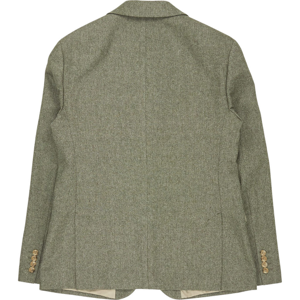 Moss Green Slim Fit Jacket