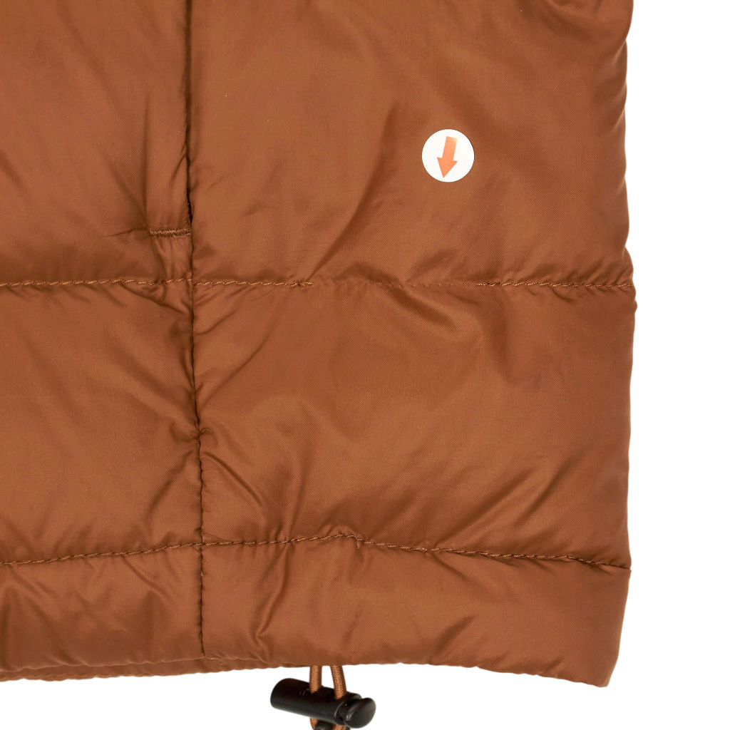 Lands' End Brown Quilted Gilet