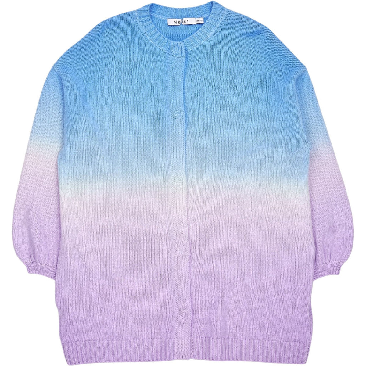 NRBY Blue Purple Gradient Cardigan