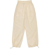 Studio Nicholson Beige Wide Leg Drawcord Pants