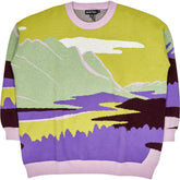 Motel Multicolour Landscape Knit Jumper