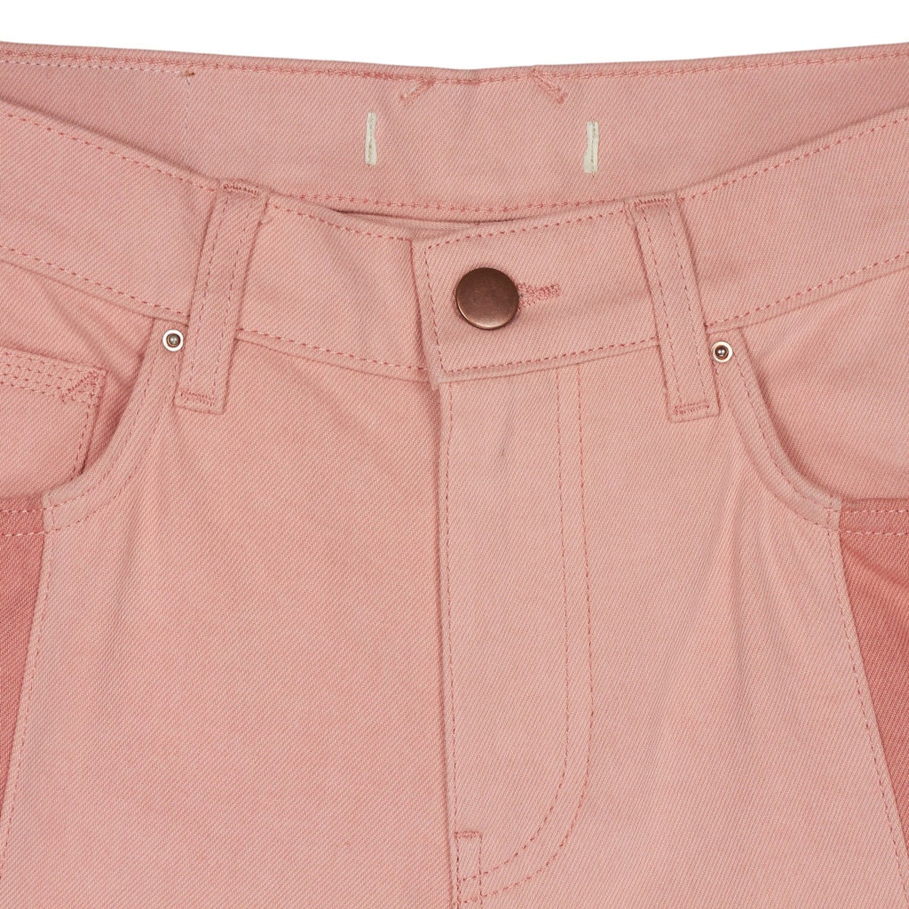 seventy + mochi Powder Pink Wide Leg Jeans