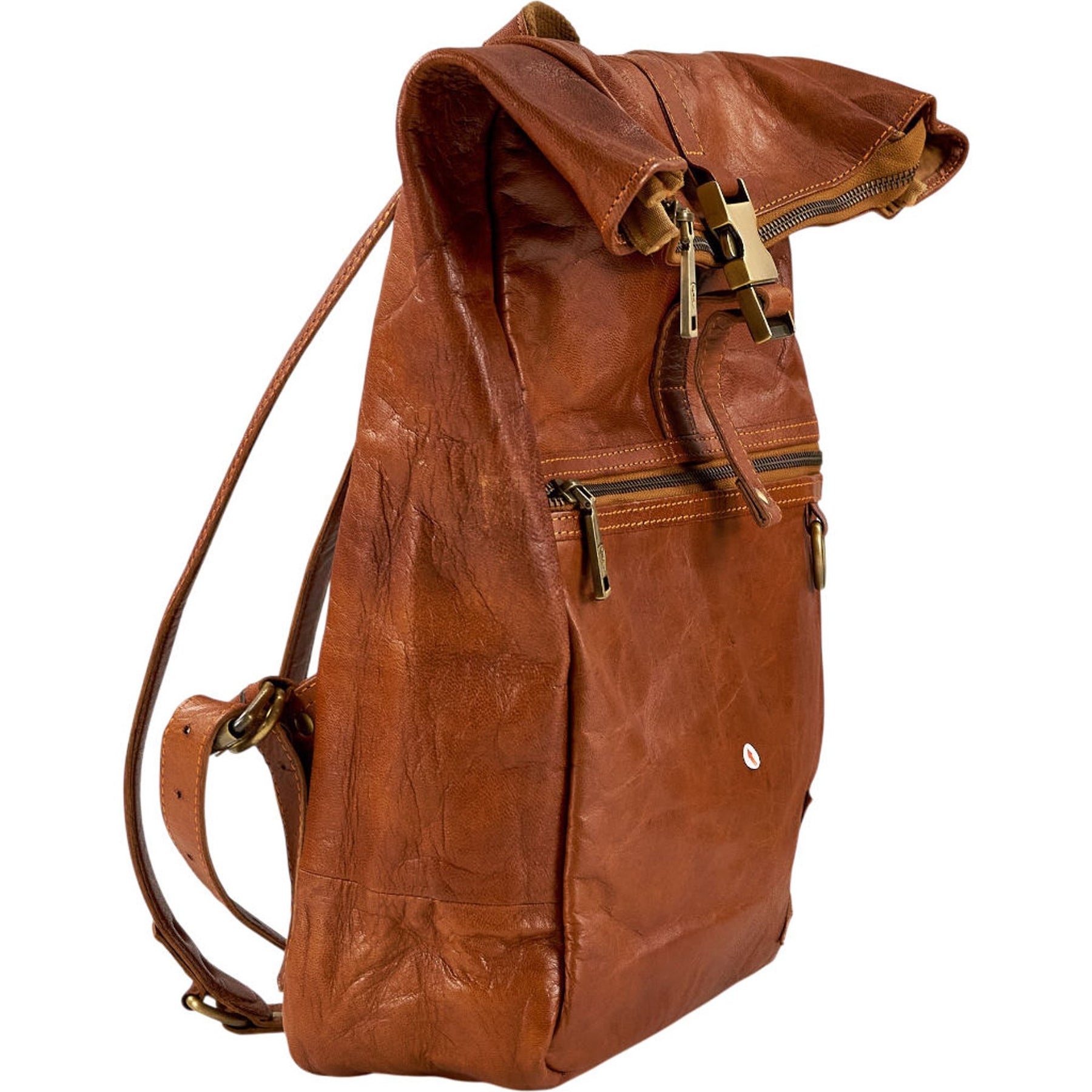 Berliner Bags Brown Leather Backpack