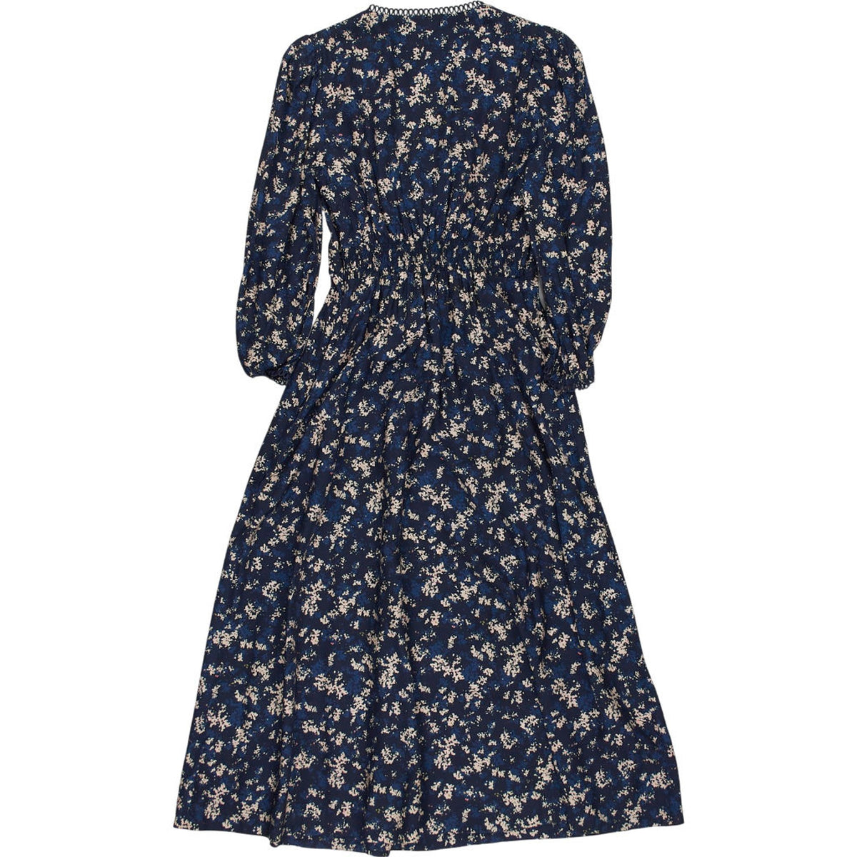 WYSE London Blue Floral Midi Dress