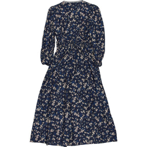 WYSE London Blue Floral Midi Dress