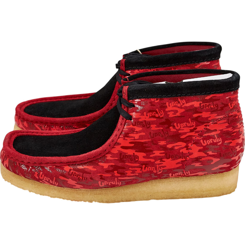 Clarks Originals Red Camouflage Wallabee Boot