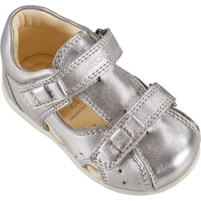 Geox Silver Kaytan Kids Shoes