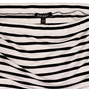 Baukjen Black White Striped Skirt