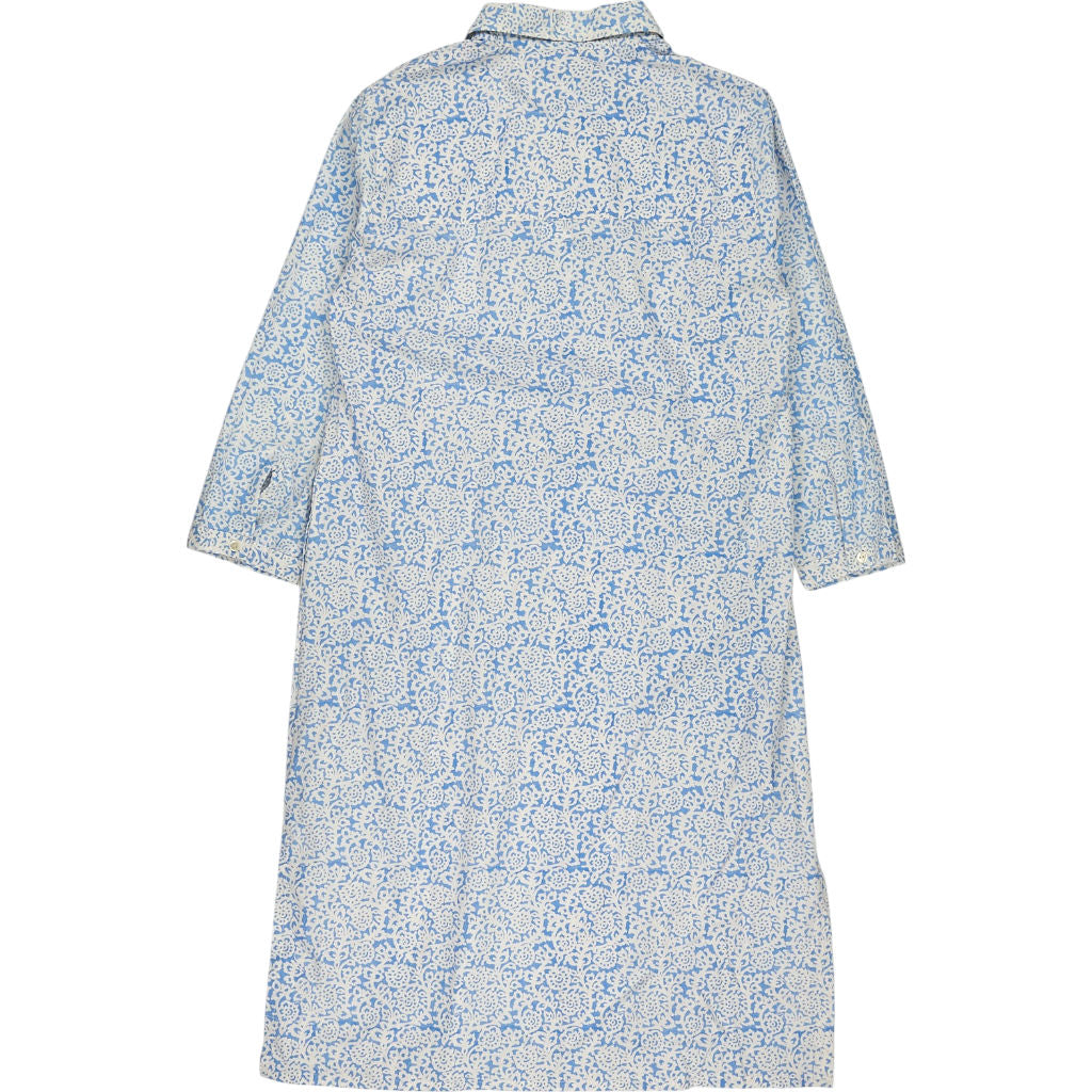 Pink City Prints Blue Printed Dress L