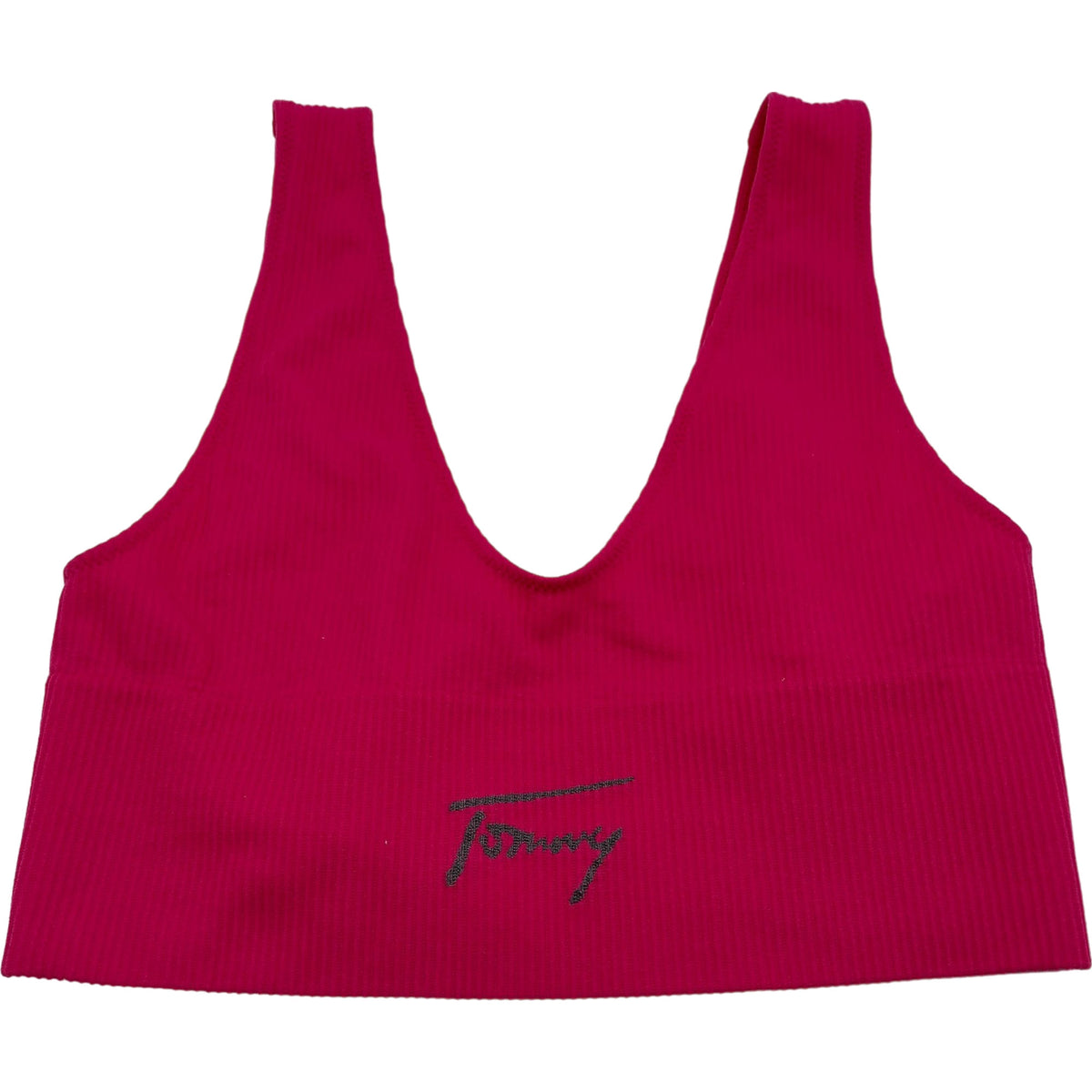 Tommy Hilfiger Pink Unlined Triangle Bra Top