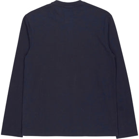 Lyle & Scott Navy Long Sleeve Henley Shirt