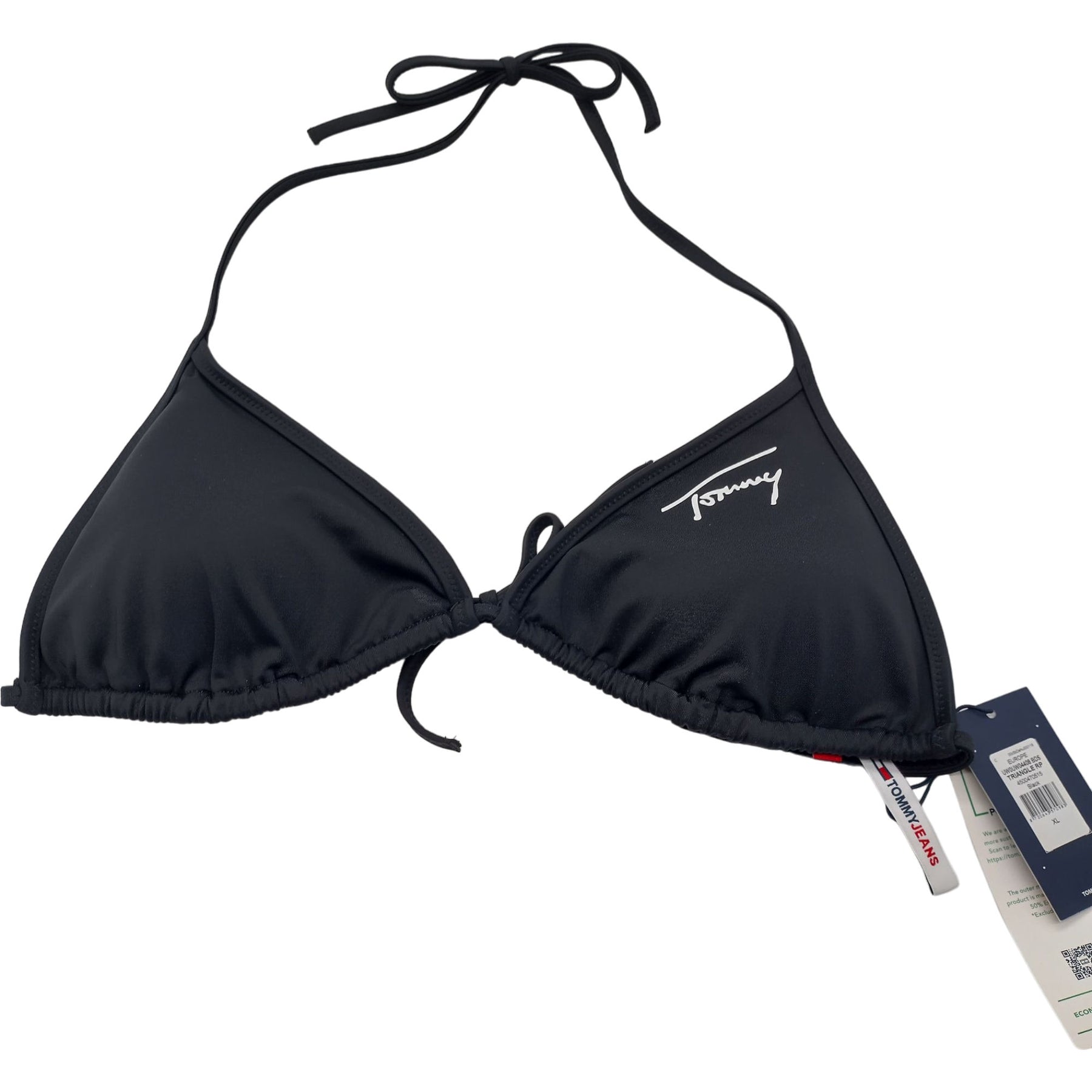 Tommy Jeans Black Bikini Top