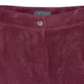 WYSE Burgundy Corduroy Skirt