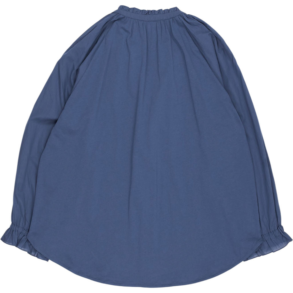 NRBY Blue Ruffle Blouse