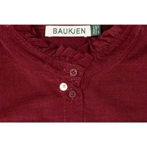 Baukjen Red Tiered Corduroy Dress