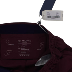 Mr Marvis Burgundy Sports Shorts