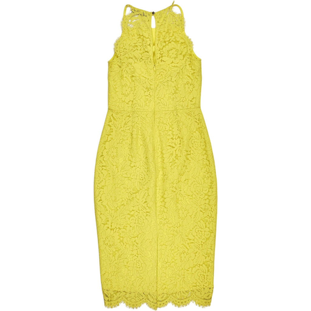 Oasis Yellow Lace Dress