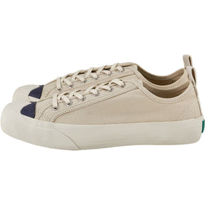 YMC Cream Canvas Trainers