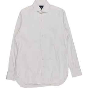 Drake's White Cotton Shirt 15