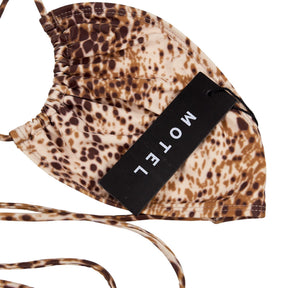 Motel Sand Leopard Simia Bikini Top