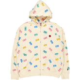Icecream Cream Raffle Ticket Zip Hoodie