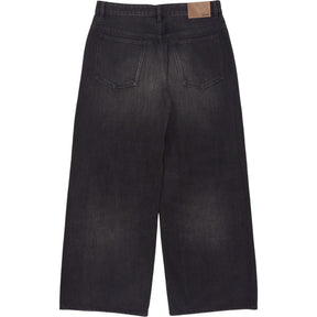 Pull & Bear Black Wide Straight Jeans