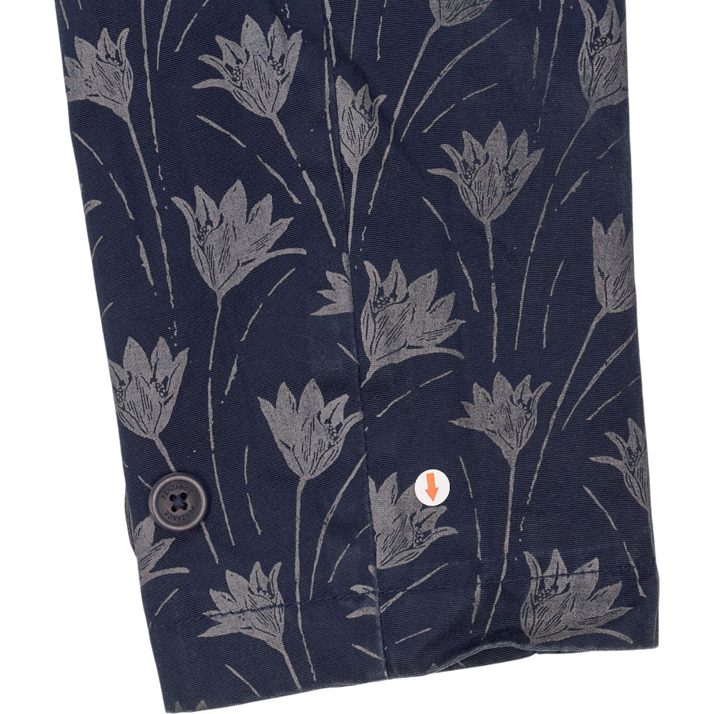 Seasalt Cornwall Blue Patterned Rain Coat