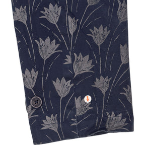 Seasalt Cornwall Blue Patterned Rain Coat