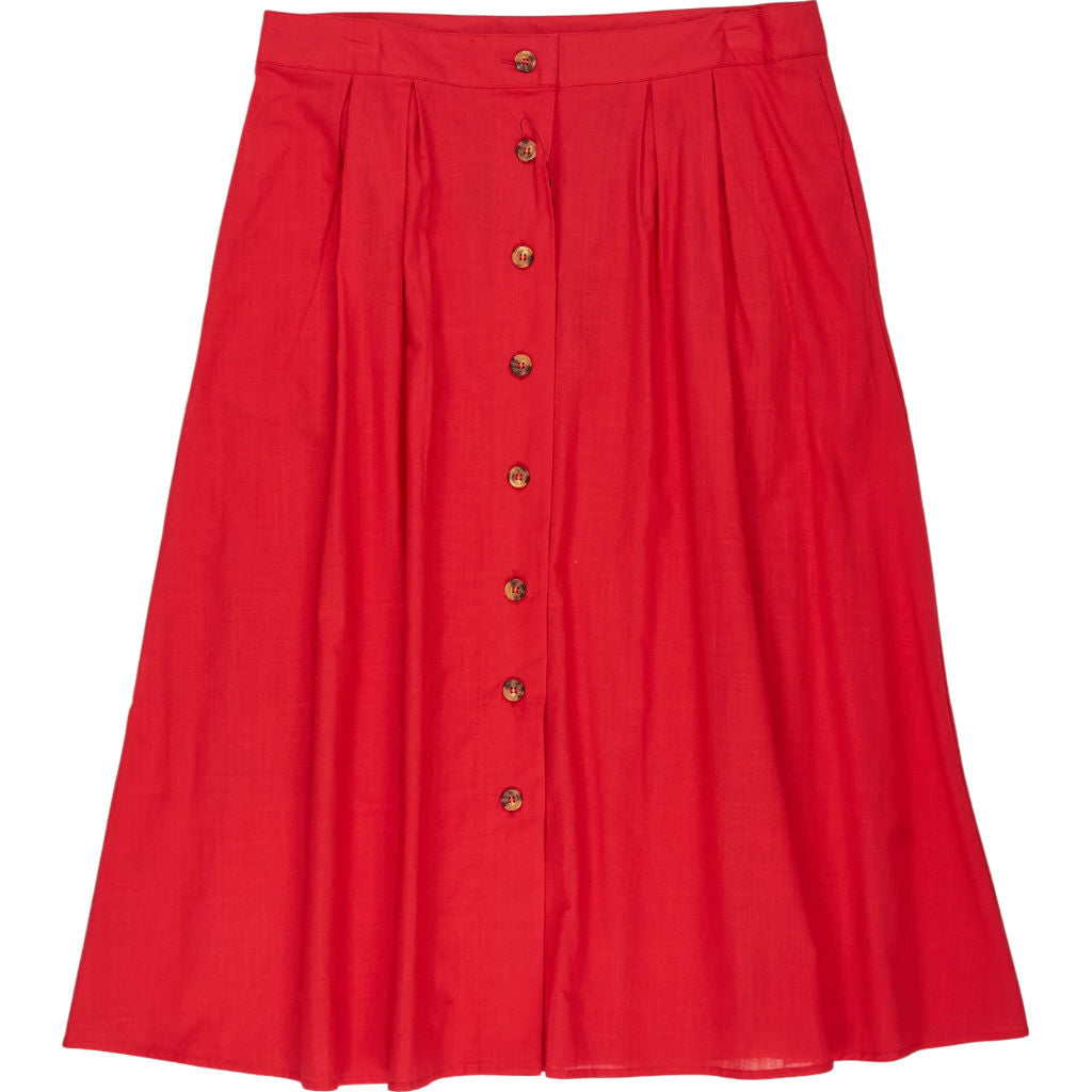 Joanie Red Cotton Haley Skirt