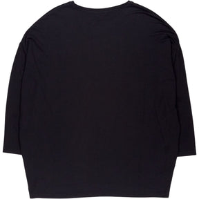 Hush Black Gillian Wide Jersey Top
