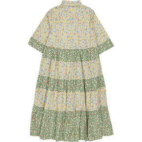 Bonte Spring Green Floral Vada Dress
