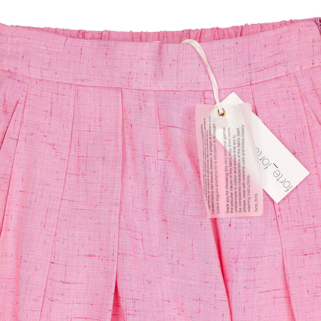 Forte Forte Pink Silk Shorts