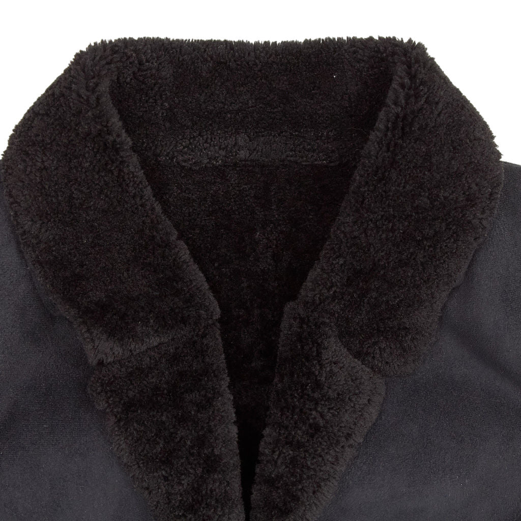 Gerard Darel Black Shearling Coat