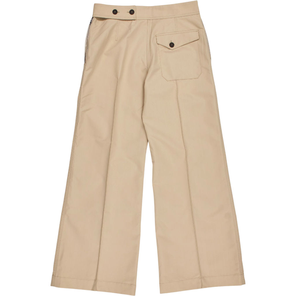 Studio Nicholson Beige Acapulco Cotton Twill Trousers