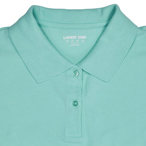 Lands' End Aqua Polo Shirt
