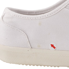 Hush White Henley Canvas Trainers