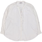 NRBY White Long  Ruffle Blouse