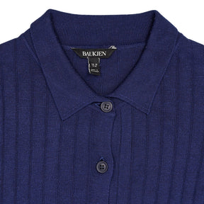 Baukjen Blue Ribbed Knit Cardigan