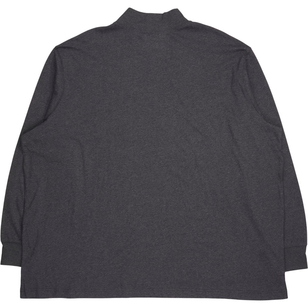 Lands' End Grey Super-T Long Sleeve Top