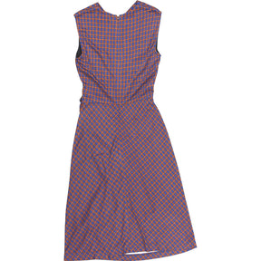 The Fold Blue Orange Patterned Dress