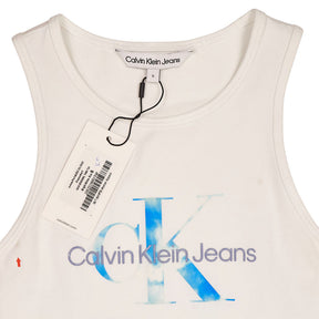 Calvin Klein White Aqua Tank Top