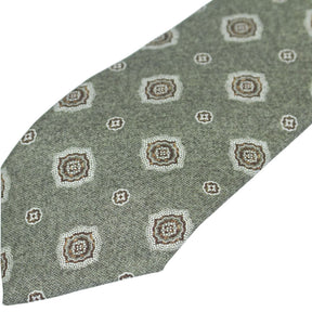 Moss Liberty Fabric Sage Green Floral Pattern Tie Bundle x 3