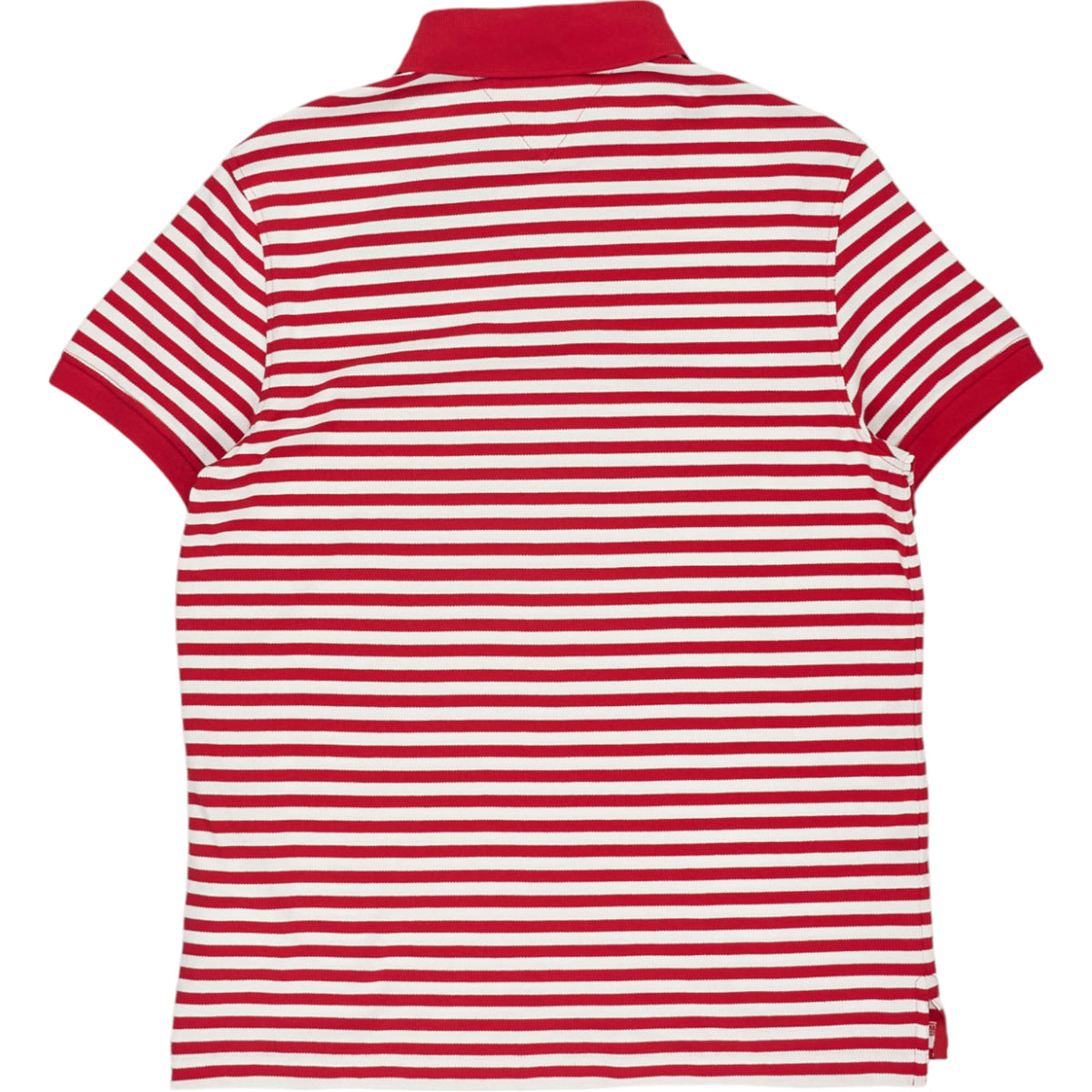 Tommy Hilfiger 1985 Primary Red Stripe Polo Shirt